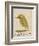 The Light Green Bird-Edward Lear-Framed Giclee Print