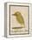 The Light Green Bird-Edward Lear-Framed Premier Image Canvas