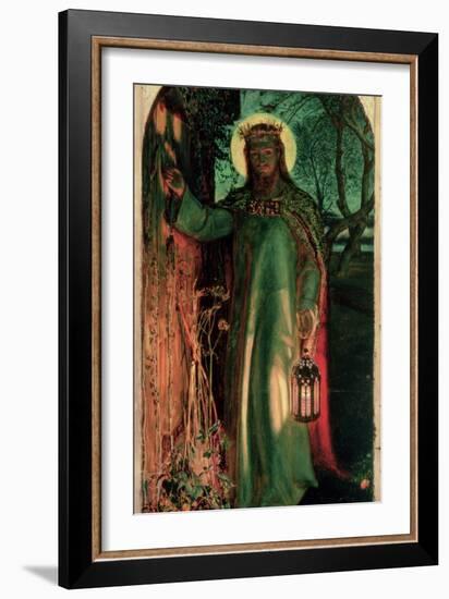 The Light of the World, C.1852-William Holman Hunt-Framed Giclee Print