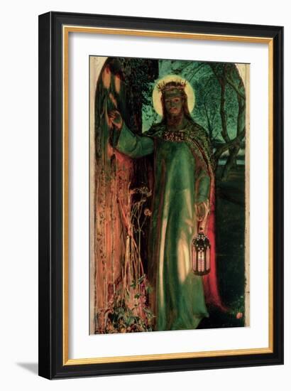 The Light of the World, C.1852-William Holman Hunt-Framed Giclee Print