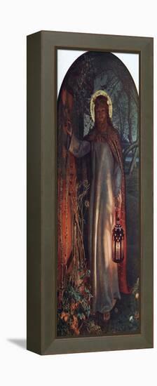 The Light of the World, C1851-1853-William Holman Hunt-Framed Premier Image Canvas