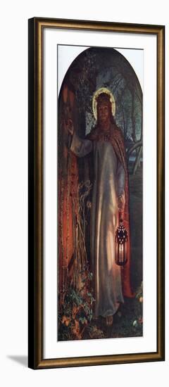 The Light of the World, C1851-1853-William Holman Hunt-Framed Giclee Print