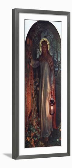 The Light of the World, C1851-1853-William Holman Hunt-Framed Giclee Print