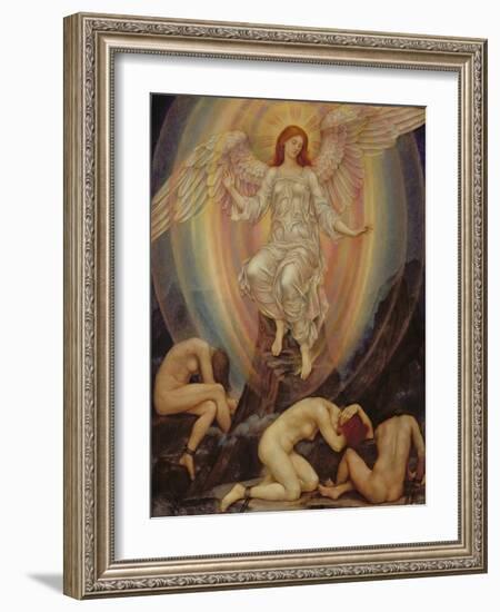 The Light Shineth in Darkness and the Darkness Comprehendeth it Not, 1906-Evelyn De Morgan-Framed Giclee Print