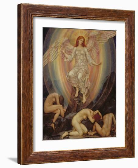 The Light Shineth in Darkness and the Darkness Comprehendeth it Not, 1906-Evelyn De Morgan-Framed Giclee Print