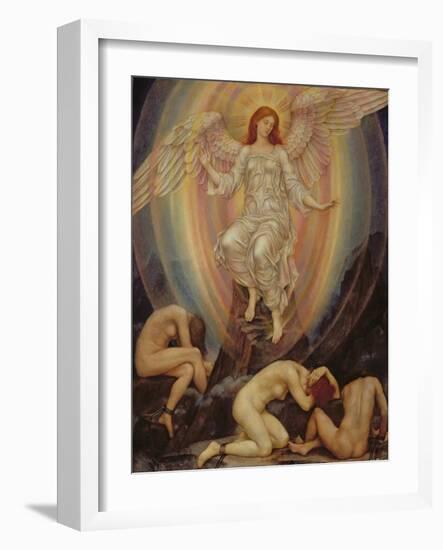 The Light Shineth in Darkness and the Darkness Comprehendeth it Not, 1906-Evelyn De Morgan-Framed Giclee Print