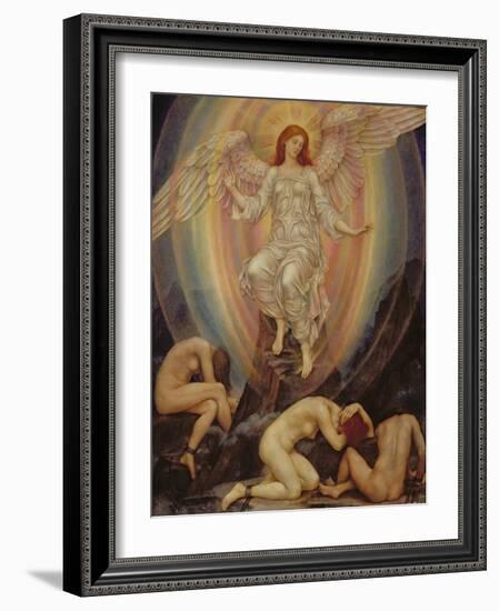 The Light Shineth in Darkness and the Darkness Comprehendeth it Not, 1906-Evelyn De Morgan-Framed Giclee Print