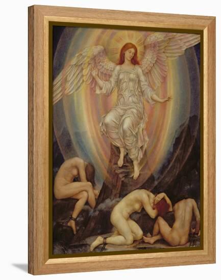 The Light Shineth in Darkness and the Darkness Comprehendeth it Not, 1906-Evelyn De Morgan-Framed Premier Image Canvas