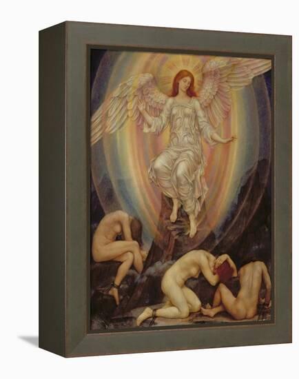 The Light Shineth in Darkness and the Darkness Comprehendeth it Not, 1906-Evelyn De Morgan-Framed Premier Image Canvas