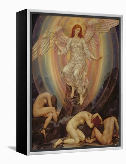 The Light Shineth in Darkness and the Darkness Comprehendeth it Not, 1906-Evelyn De Morgan-Framed Premier Image Canvas