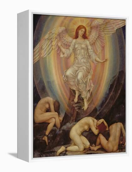 The Light Shineth in Darkness and the Darkness Comprehendeth it Not, 1906-Evelyn De Morgan-Framed Premier Image Canvas