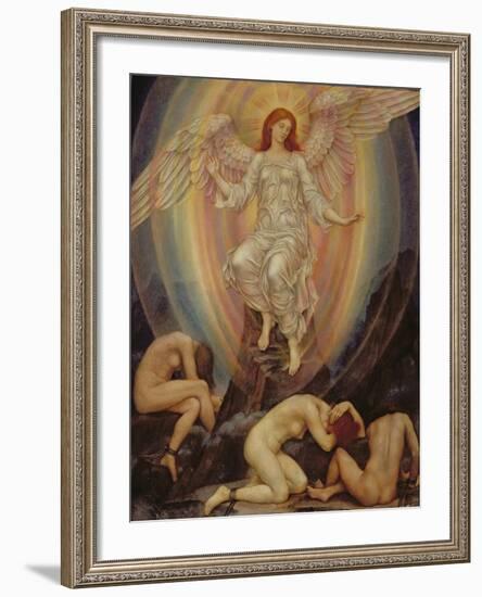 The Light Shineth in Darkness and the Darkness Comprehendeth it Not, 1906-Evelyn De Morgan-Framed Giclee Print