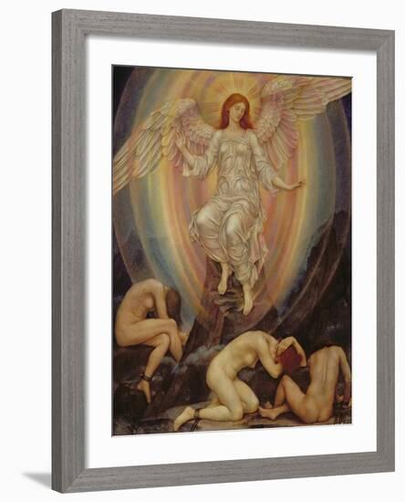 The Light Shineth in Darkness and the Darkness Comprehendeth it Not, 1906-Evelyn De Morgan-Framed Giclee Print