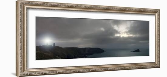 The Lighthouse at Cap Frehel at Night, Brittany, France-Philippe Clement-Framed Photographic Print