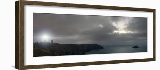The Lighthouse at Cap Frehel at Night, Brittany, France-Philippe Clement-Framed Photographic Print