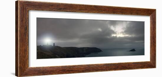 The Lighthouse at Cap Frehel at Night, Brittany, France-Philippe Clement-Framed Photographic Print