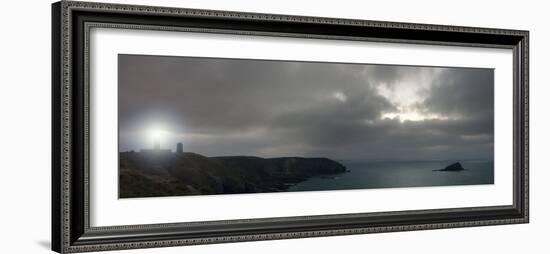 The Lighthouse at Cap Frehel at Night, Brittany, France-Philippe Clement-Framed Photographic Print