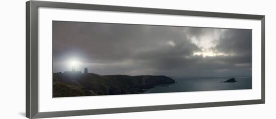 The Lighthouse at Cap Frehel at Night, Brittany, France-Philippe Clement-Framed Photographic Print