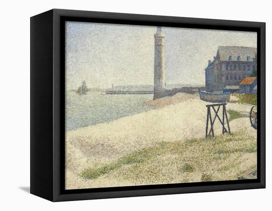 The Lighthouse at Honfleur, 1886-Georges Seurat-Framed Premier Image Canvas
