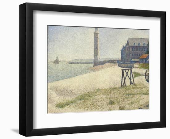 The Lighthouse at Honfleur, 1886-Georges Seurat-Framed Giclee Print