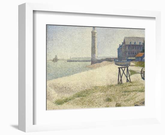 The Lighthouse at Honfleur, 1886-Georges Seurat-Framed Giclee Print