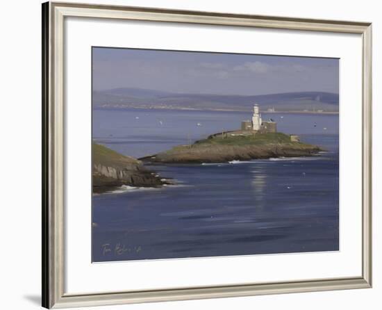 The Lighthouse, Bracelet Bay, Mumbles-Tom Hughes-Framed Giclee Print