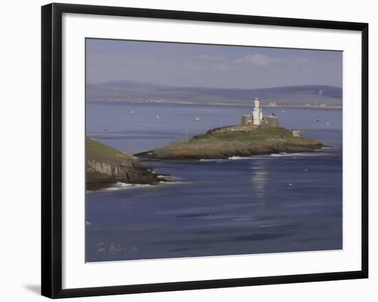 The Lighthouse, Bracelet Bay, Mumbles-Tom Hughes-Framed Giclee Print