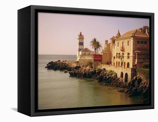 The Lighthouse, Cascais, Estremadura, Portugal, Europe-Firecrest Pictures-Framed Premier Image Canvas