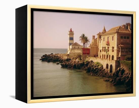 The Lighthouse, Cascais, Estremadura, Portugal, Europe-Firecrest Pictures-Framed Premier Image Canvas