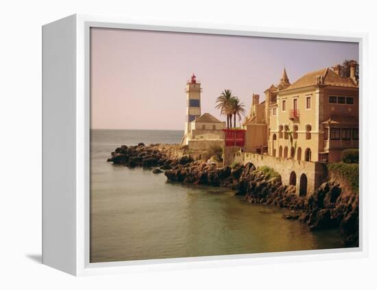 The Lighthouse, Cascais, Estremadura, Portugal, Europe-Firecrest Pictures-Framed Premier Image Canvas