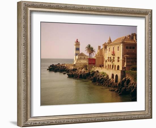 The Lighthouse, Cascais, Estremadura, Portugal, Europe-Firecrest Pictures-Framed Photographic Print