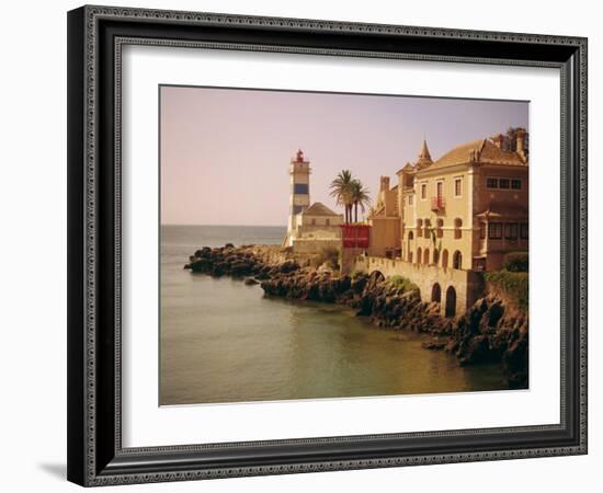 The Lighthouse, Cascais, Estremadura, Portugal, Europe-Firecrest Pictures-Framed Photographic Print