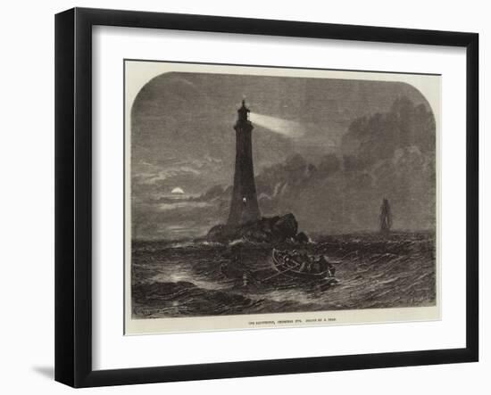 The Lighthouse, Christmas Eve-Samuel Read-Framed Giclee Print