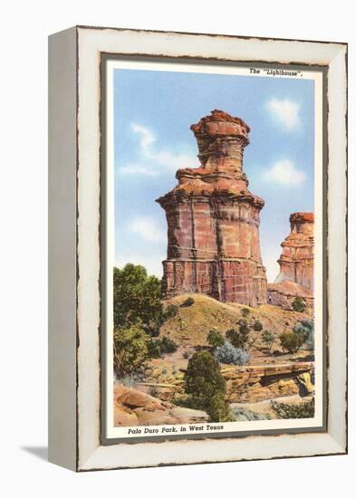 The Lighthouse Rock, Palo Duro Park, Texas-null-Framed Stretched Canvas