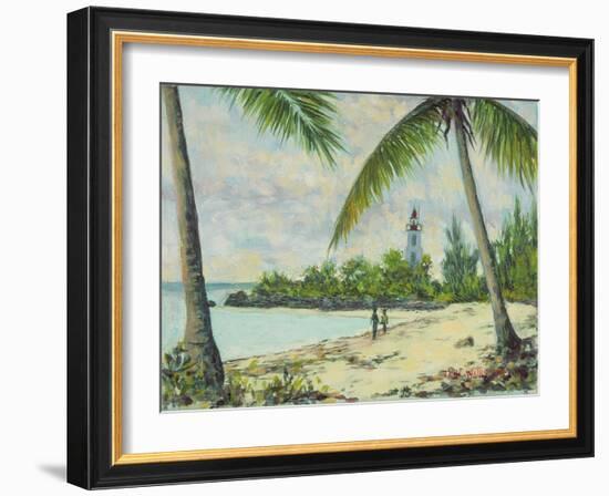 The Lighthouse, Zanzibar, 1995-Tilly Willis-Framed Giclee Print