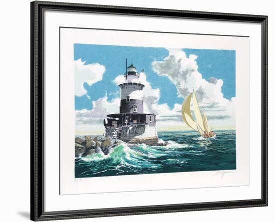 The Lighthouse-Harry Schaare-Framed Serigraph