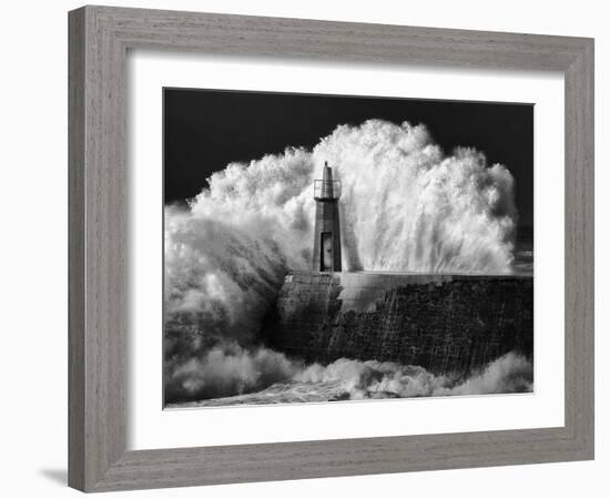 The Lighthouse-Alejandro Garcia Bernardo-Framed Photographic Print