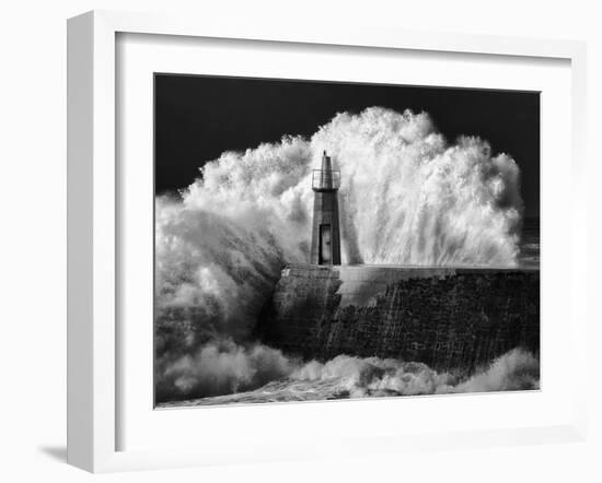 The Lighthouse-Alejandro Garcia Bernardo-Framed Photographic Print