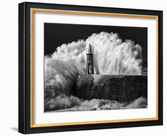 The Lighthouse-Alejandro Garcia Bernardo-Framed Photographic Print