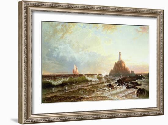 The Lighthouse-Alfred Thompson Bricher-Framed Giclee Print