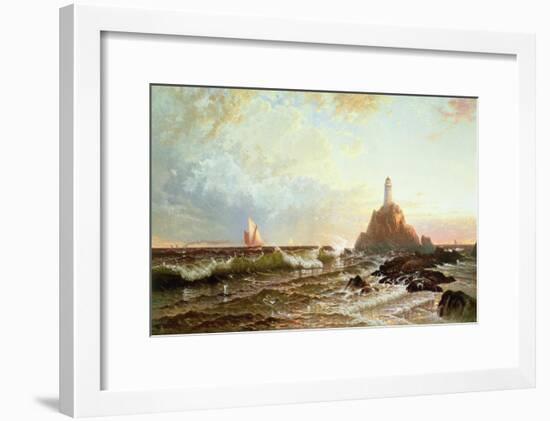 The Lighthouse-Alfred Thompson Bricher-Framed Giclee Print