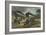 The Lightning Express Trains, 1863-Currier & Ives-Framed Giclee Print