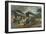 The Lightning Express Trains, 1863-Currier & Ives-Framed Giclee Print