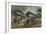 The Lightning Express Trains, 1863-Currier & Ives-Framed Giclee Print