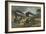 The Lightning Express Trains, 1863-Currier & Ives-Framed Giclee Print