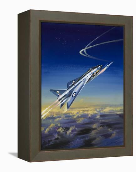 The Lightning-Wilf Hardy-Framed Premier Image Canvas