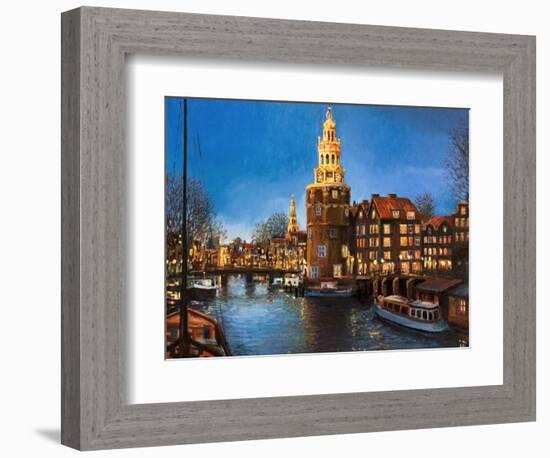 The Lights Of Amsterdam-kirilstanchev-Framed Premium Giclee Print