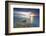 The Lights of Sunset are Reflected in the Blue Sea Hawksbill Bay, Antigua, Antigua and Barbuda-Roberto Moiola-Framed Photographic Print