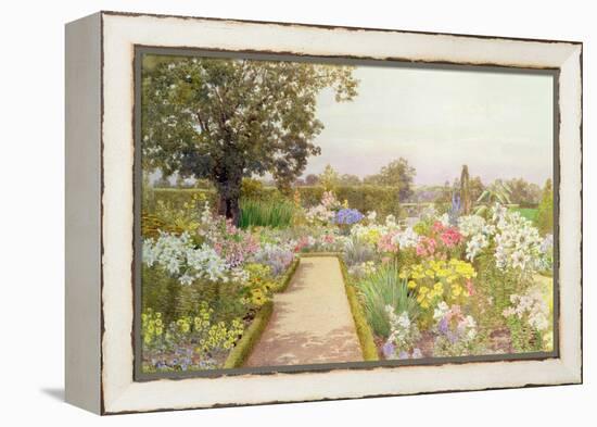 The Lily Border at Great Tangley Manor, Surrey-Thomas H. Hunn-Framed Premier Image Canvas