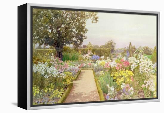 The Lily Border at Great Tangley Manor, Surrey-Thomas H. Hunn-Framed Premier Image Canvas